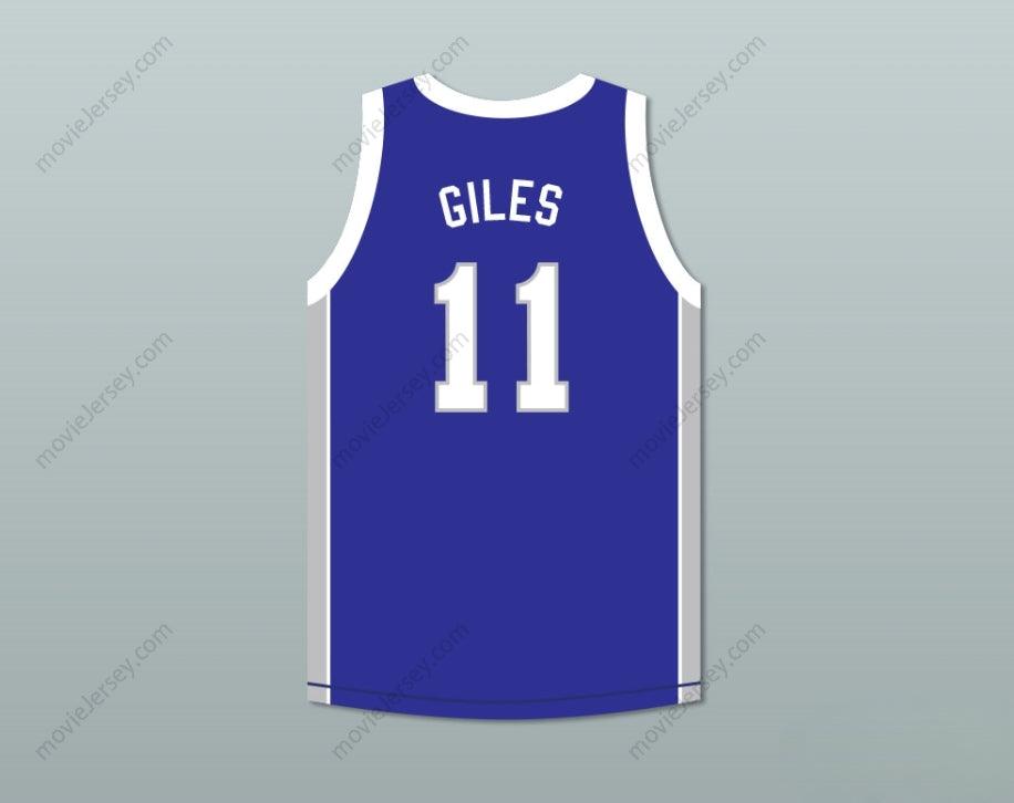 CUSTOM ANY Name Number RAPPER CAMERON GILES 11  CENTER RAMS BLUE BASKETBALL JERSEY Top Stitched S-6XL
