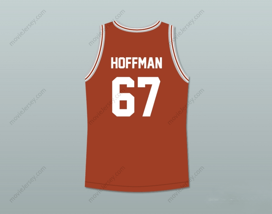 CUSTOM ANY Name Number PHILIP SEYMOUR HOFFMAN SANDY LYLE ALONG CAME POLLY DARK ORANGE BASKETBALL JERSEY Top Stitched S-6XL