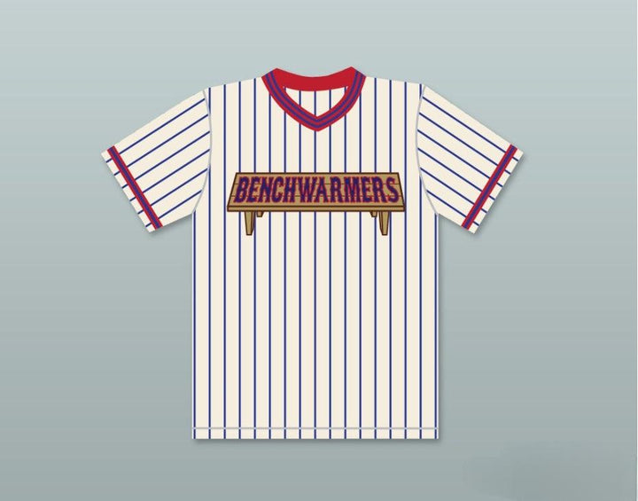 Custom Any Name Number MAX PRADO NELSON CARMICHAEL 23 BENCHWARMERS PINSTRIPED BASEBALL JERSEY Top Stitched S-6XL