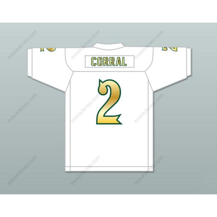 CUSTOM ANY Name Number MATT CORRAL 2 LONG BEACH POLYTECHNIC HIGH SCHOOL JACKRABBITS Football Jersey Top Stitched S-6XL