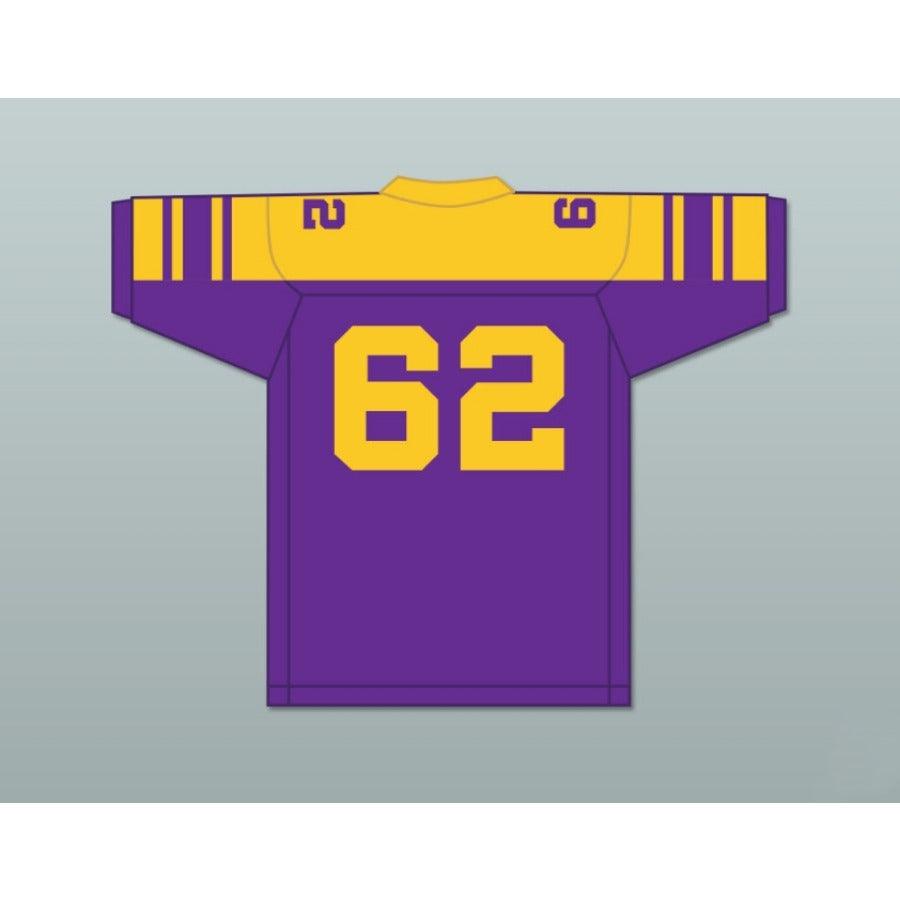 CUSTOM ANY Name Number STEPHEN GLOVER 62 YOUTH LEAGUE PURPLE Football Jersey Top Stitched S-6XL