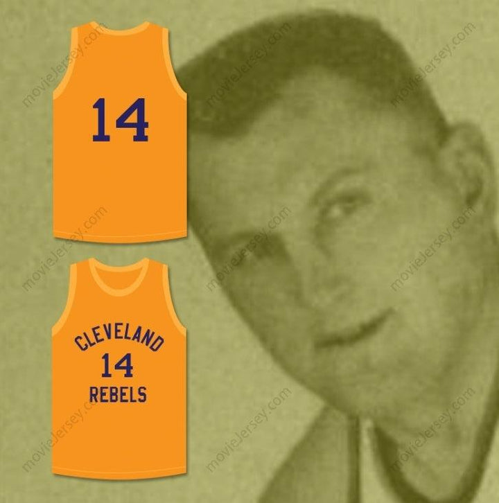 CUSTOM ANY Name Number ED SADOWSKI 14  REBELS ORANGE BASKETBALL JERSEY Top Stitched S-6XL