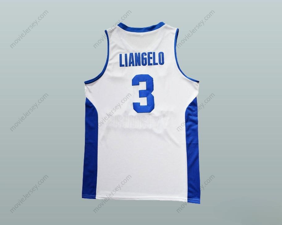 CUSTOM ANY Name Number LIANGELO BALL 3 LITHUANIA VYTAUTAS WHITE BASKETBALL JERSEY Top Stitched S-6XL
