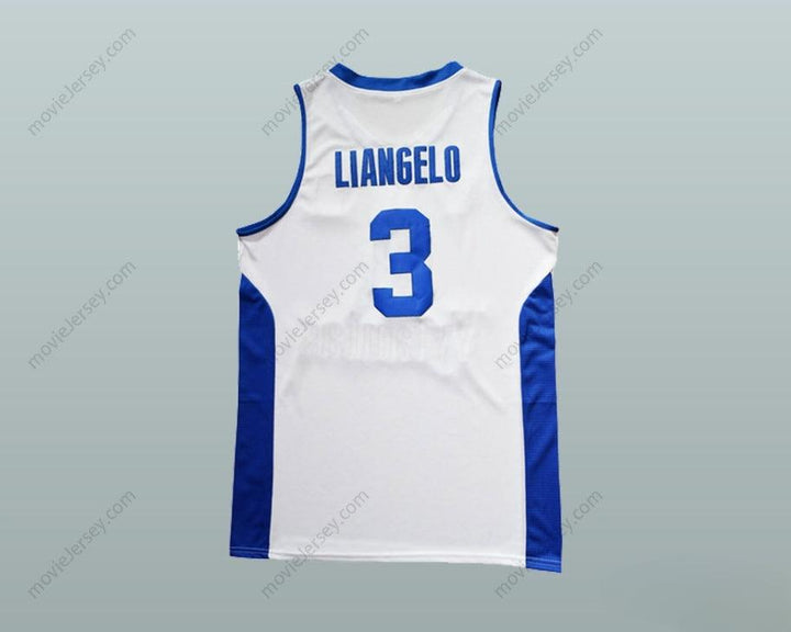 CUSTOM ANY Name Number LIANGELO BALL 3 LITHUANIA VYTAUTAS WHITE BASKETBALL JERSEY Top Stitched S-6XL