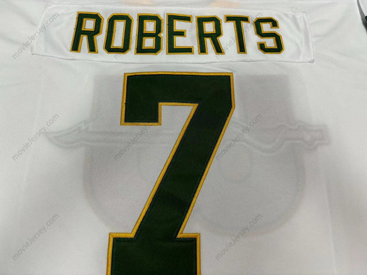 Custom Any Name Number 1978 WHA GORDIE ROBERTS 7 NEW ENGLAND WHALERS WHITE HOCKEY JERSEY Top Stitched S-6XL