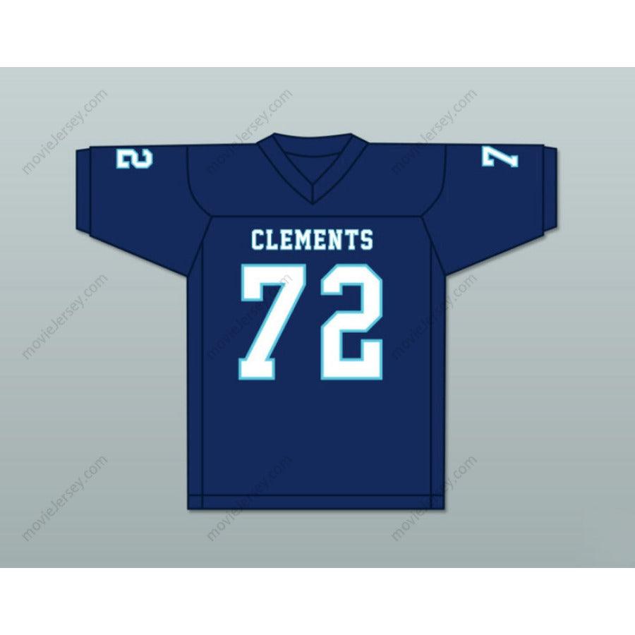 CUSTOM ANY Name Number RASHAWN SLATER 72 CLEMENTS HIGH SCHOOL RANGERS FOOTBALL JERSEY Top Stitched S-6XL