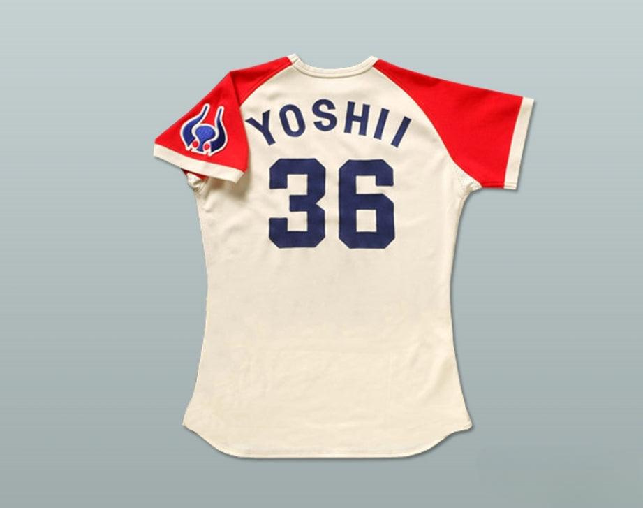 Custom Any Name Number BUFFALOES YOSHII 36 JAPAN BASEBALL JERSEY ANY NAME OR NUMBER NEW Top Stitched S-6XL