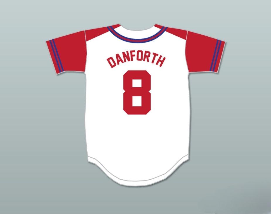 Custom Any Name Number CHAD DANFORTH 8 EAST HIGH SCHOOL WILDCATS BASEBALL JERSEY WITH PATCH Top Stitched S-6XL