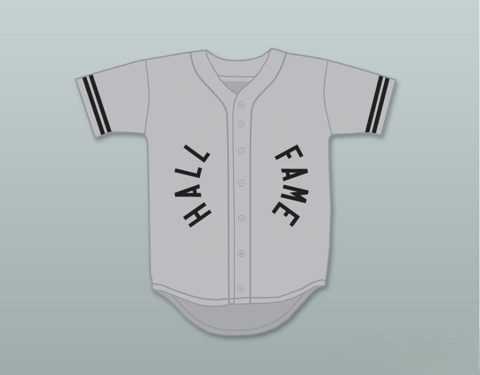 Custom Any Name Number HALL OF FAME 13 GRAY BASEBALL JERSEY Top Stitched S-6XL