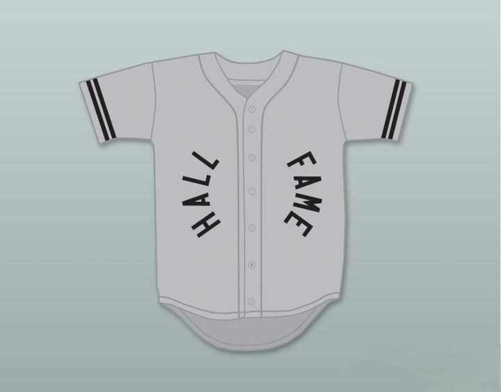 Custom Any Name Number HALL OF FAME 13 GRAY BASEBALL JERSEY Top Stitched S-6XL