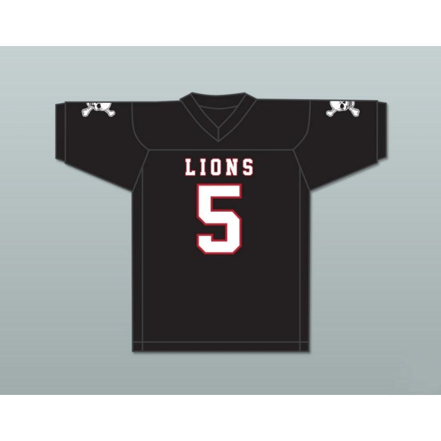 CUSTOM ANY Name Number JOHN FRANKLIN 5 EMCC LIONS ALTERNATE Top Stitched S-6XL