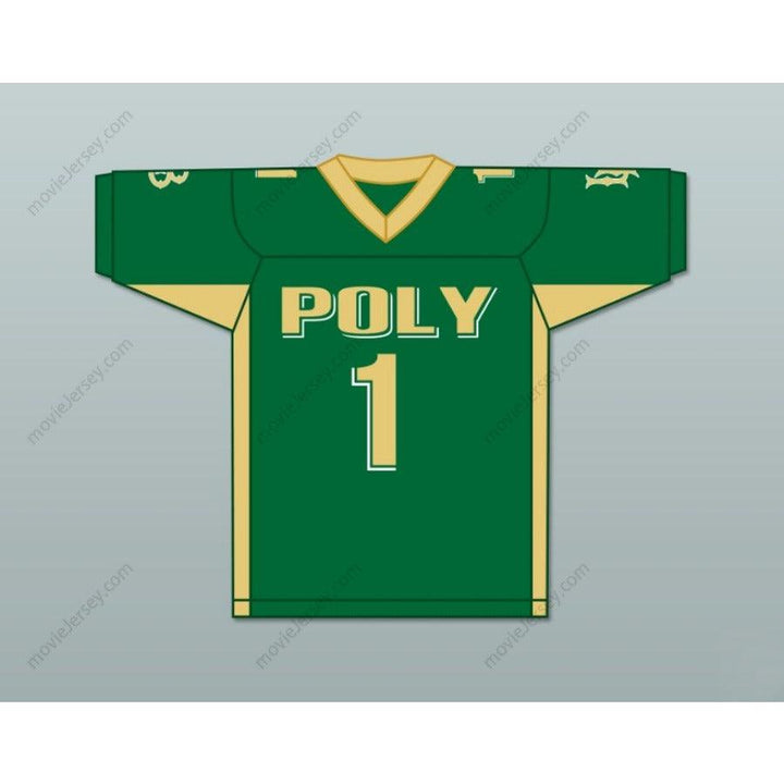 CUSTOM ANY Name Number DESEAN JACKSON 1 LONG BEACH POLYTECHNIC HIGH SCHOOL JACKRABBITS Football Jersey Top Stitched S-6XL