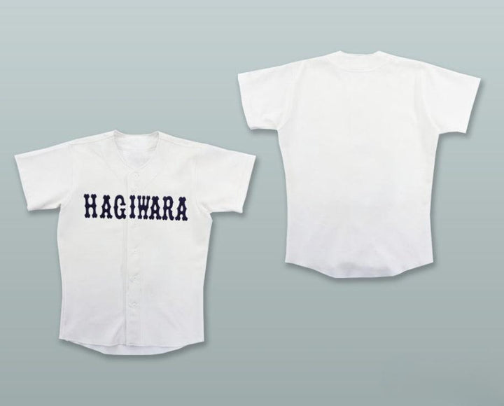 Custom Any Name Number HAGIWARA JAPAN WHITE BASEBALL JERSEY Top Stitched S-6XL