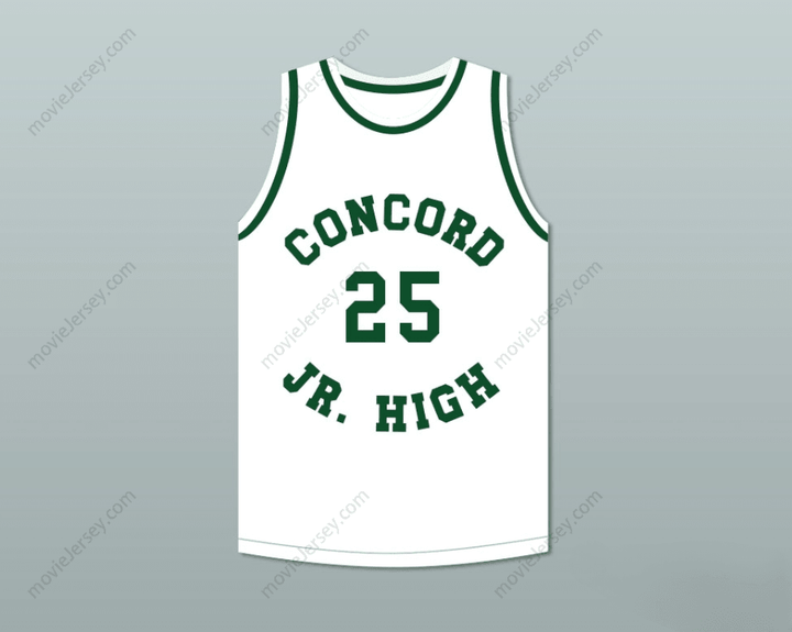 CUSTOM ANY Name Number SHAWN KEMP 25 CONCORD JUNIOR HIGH SCHOOL BASKETBALL JERSEY Top Stitched S-6XL