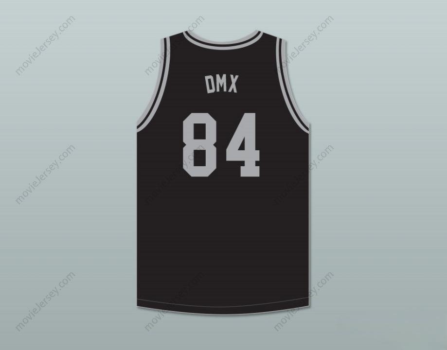 CUSTOM ANY Name Number DMX 84 ROUGH RYDERS BLACK BASKETBALL JERSEY 1 Top Stitched S-6XL