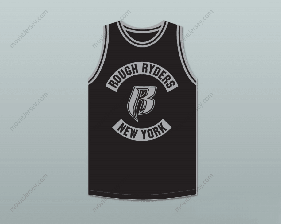 CUSTOM ANY Name Number DMX 84 ROUGH RYDERS BLACK BASKETBALL JERSEY 3 Top Stitched S-6XL