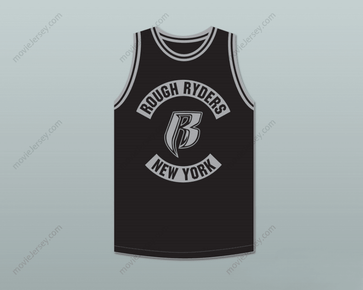 CUSTOM ANY Name Number DMX 84 ROUGH RYDERS BLACK BASKETBALL JERSEY 3 Top Stitched S-6XL