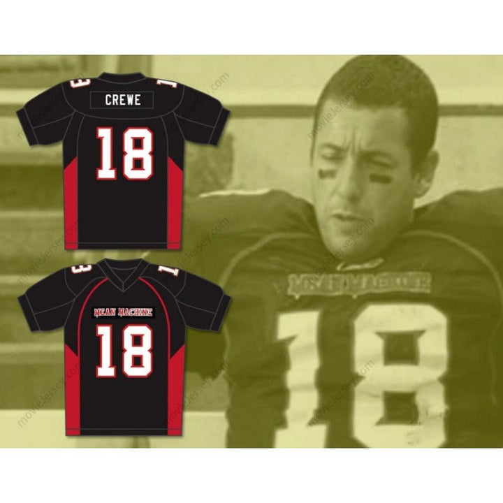 CUSTOM ANY Name Number ADAM SANDLER 18 PAUL CREWE MEAN MACHINE CONVICTS Football Jersey Top Stitched S-6XL