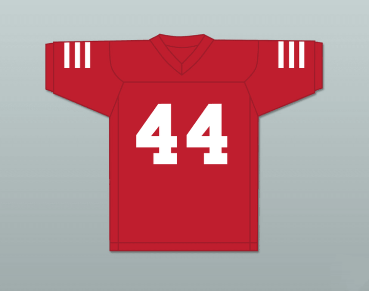 CUSTOM ANY Name Number JULIAN EDELMAN 44 REDWOOD CITY  RED FOOTBALL JERSEY Top Stitched S-6XL