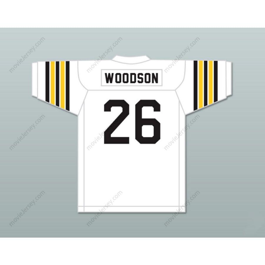 CUSTOM ANY Name Number ROD WOODSON 26 R. NELSON SNIDER HIGH SCHOOL PANTHERS WHITE FOOTBALL JERSEY Top Stitched S-6XL