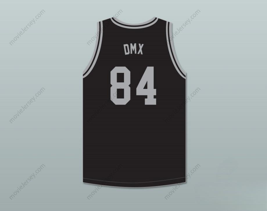 CUSTOM ANY Name Number DMX 84 ROUGH RYDERS BLACK BASKETBALL JERSEY 2 Top Stitched S-6XL