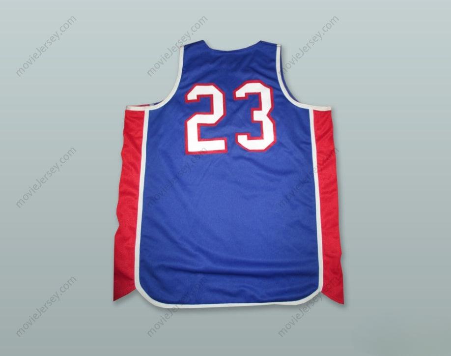CUSTOM ANY Name Number MICHAEL  23 BALTIMORE BULLETS BLUE BASKETBALL JERSEY Top Stitched S-6XL