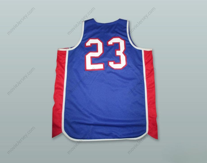 CUSTOM ANY Name Number MICHAEL  23 BALTIMORE BULLETS BLUE BASKETBALL JERSEY Top Stitched S-6XL