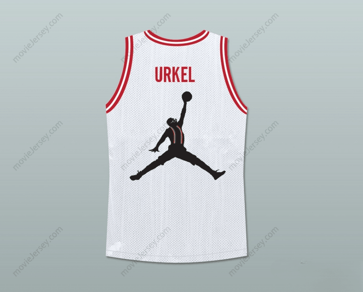 CUSTOM ANY Name Number FAMILY MATTERS STEVE URKEL 00 VANDERBILT MUSKRATS HIGH SCHOOL WHITE BASKETBALL JERSEY DELUXE EDITION Top Stitched S-6XL