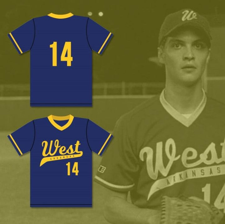 Custom Any Name Number ENOCH 14 WEST BASEBALL JERSEY WAR EAGLE Top Stitched S-6XL