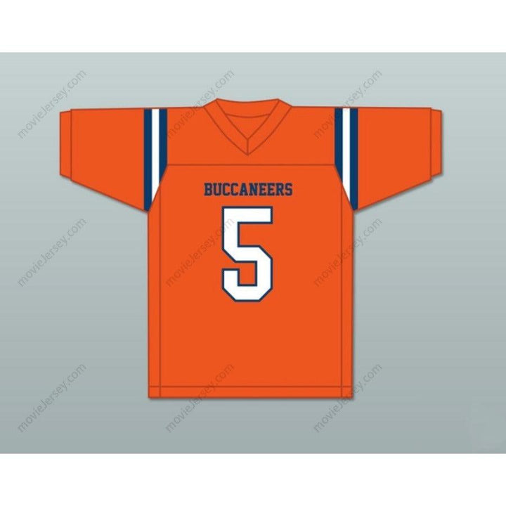 CUSTOM ANY Name Number KAIIR ELAM 5 THE BENJAMIN SCHOOL BUCCANEERS Football Jersey Top Stitched S-6XL