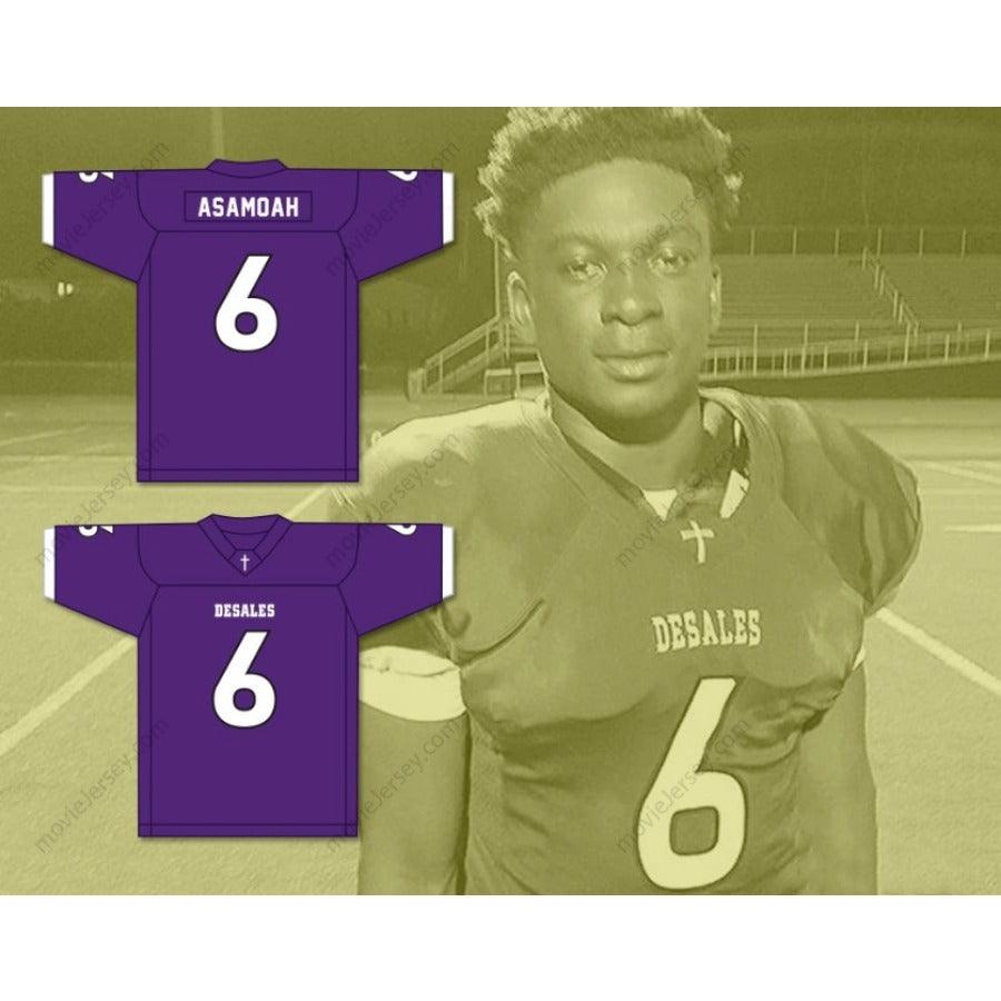 CUSTOM ANY Name Number BRIAN ASAMOAH 6 ST. FRANCIS DESALES HIGH SCHOOL STALLIONS Football Jersey Top Stitched S-6XL