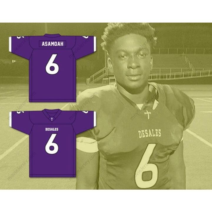 CUSTOM ANY Name Number BRIAN ASAMOAH 6 ST. FRANCIS DESALES HIGH SCHOOL STALLIONS Football Jersey Top Stitched S-6XL