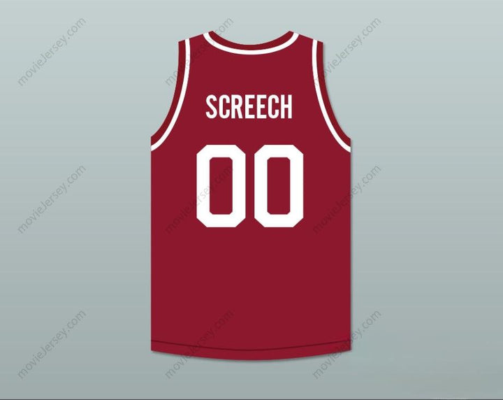 CUSTOM ANY Name Number SAVED BY THE BELL SCREECH 00 BAYSIDE TIGERS AWAY BASKETBALL JERSEY INCLUDES TIGER PATCH Top Stitched S-6XL