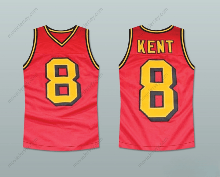 CUSTOM ANY Name Number SMALLVILLE CLARK KENT 8 RED BASKETBALL JERSEY STITCH SEWN Top Stitched S-6XL