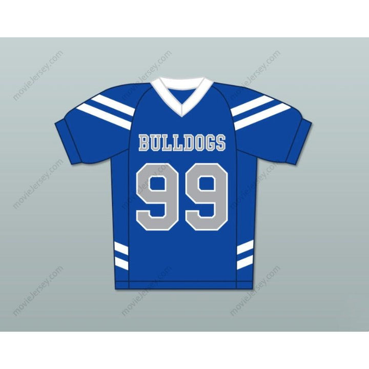 CUSTOM ANY Name Number NEWT VAN DER ROHE 99 BULLDOGS SCHOOL Football Jersey Top Stitched S-6XL