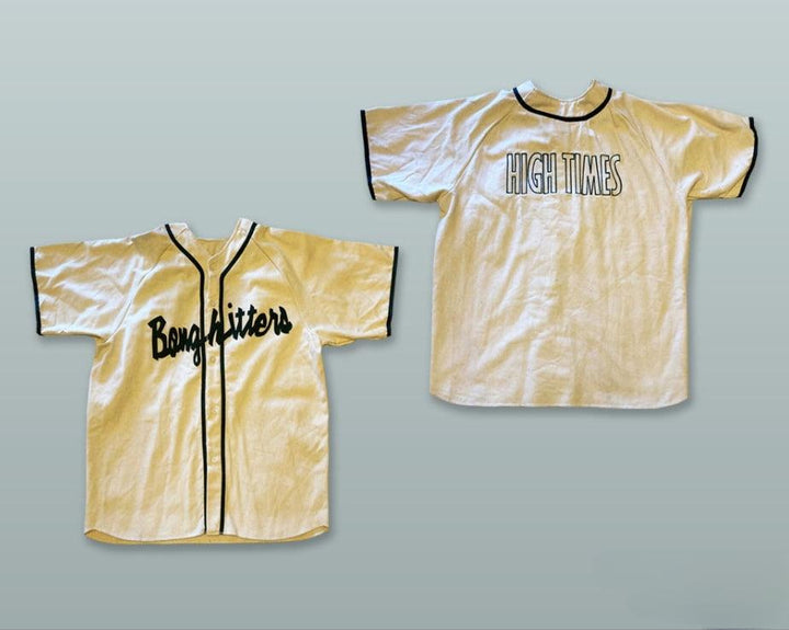 Custom Any Name Number BONGHITTERS HIGH TIMES BEIGE BASEBALL JERSEY Top Stitched S-6XL