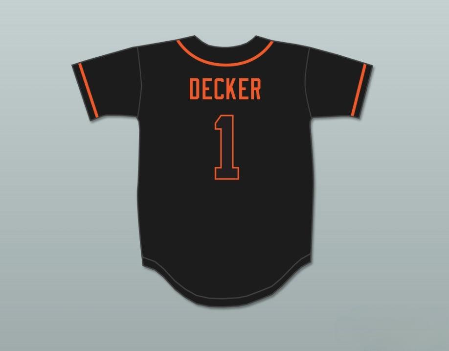 Custom Any Name Number ARTIE DECKER 1 FRESNO BASEBALL JERSEY PARENTAL GUIDANCE Top Stitched S-6XL