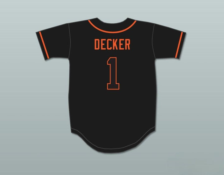 Custom Any Name Number ARTIE DECKER 1 FRESNO BASEBALL JERSEY PARENTAL GUIDANCE Top Stitched S-6XL