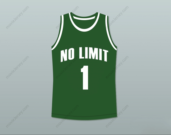 CUSTOM ANY Name Number MASTER P 1 NO LIMIT BASKETBALL JERSEY GREEN Top Stitched S-6XL