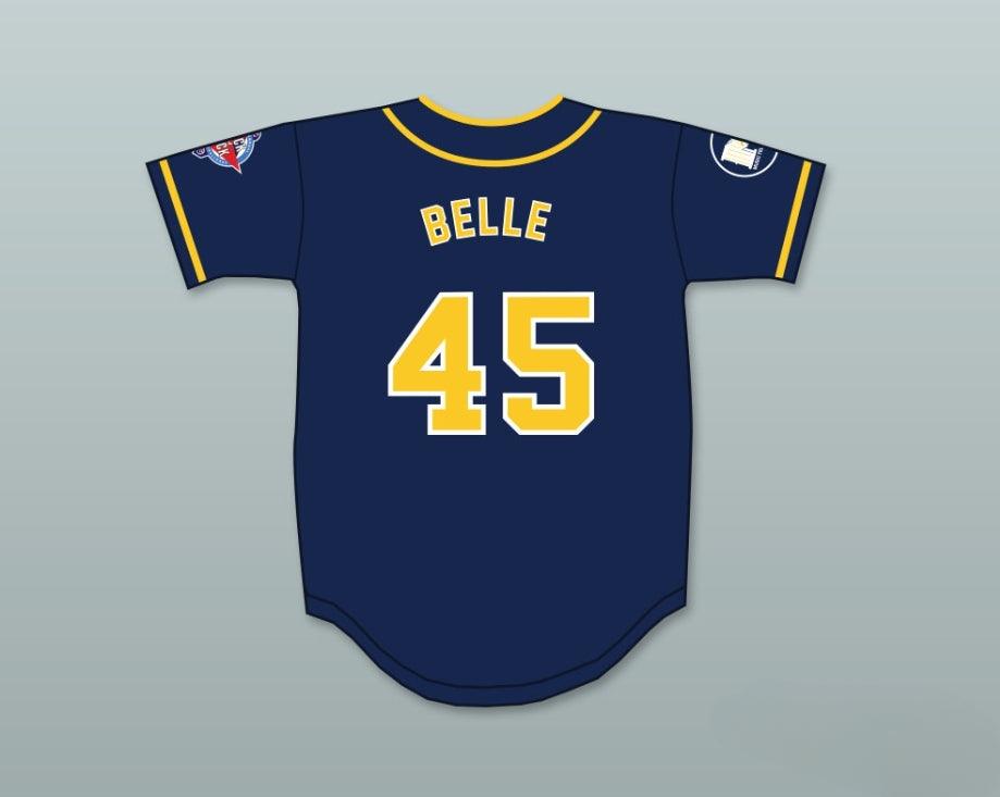 Custom Any Name Number BELLE 45 AWAYBOYS BASEBALL JERSEY 6TH ANNUAL ROCK N' JOCK SOFTBALL CHALLENGE 1995 Top Stitched S-6XL