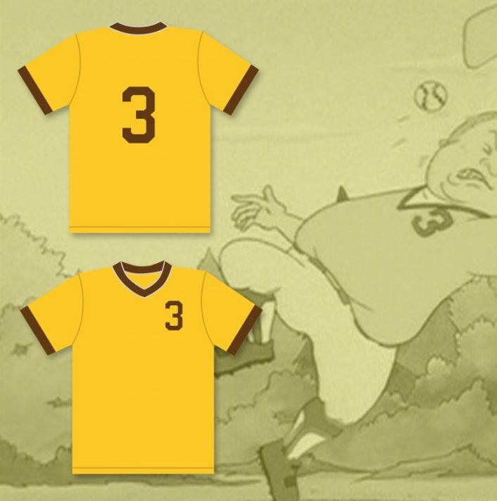 Custom Any Name Number BOBBY HILL 3 ARLEN LITTLE LEAGUE BASEBALL JERSEY Top Stitched S-6XL