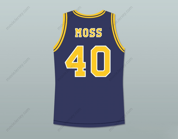 CUSTOM ANY Name Number RANDY MOSS 40 DUPONT HIGH SCHOOL PANTHERS BASKETBALL JERSEY ANY PLAYER OR NUMBER Top Stitched S-6XL