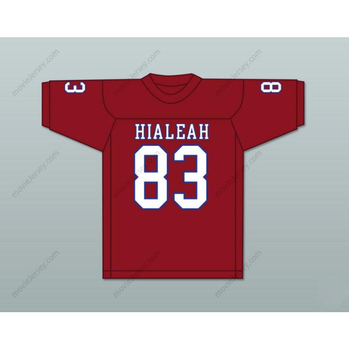 CUSTOM ANY Name Number TED HENDRICKS 83 HIALEAH SENIOR HIGH SCHOOL THOROUGHBREDS Football Jersey Top Stitched S-6XL