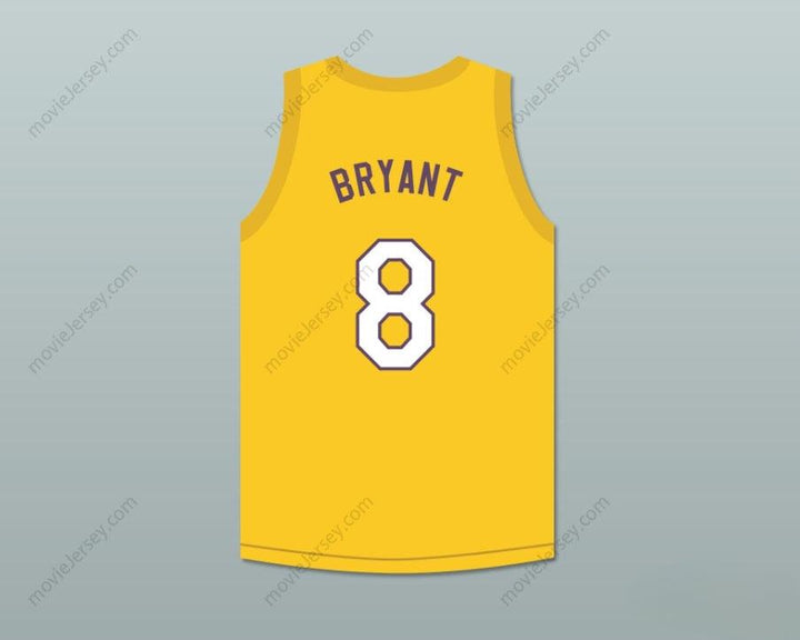 CUSTOM ANY Name Number   BRYANT 8 PIC 'N' SAVE YELLOW BASKETBALL JERSEY THUNDER JAMMERS SHOE SKIT MADTV Top Stitched S-6XL