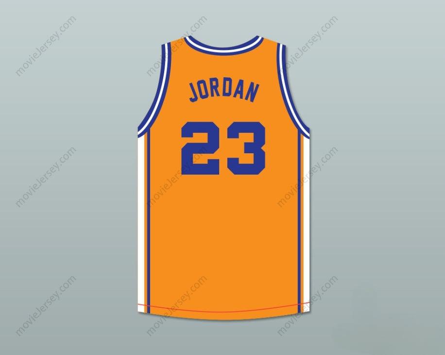 CUSTOM ANY Name Number MICHAEL  23 ACB 1990 BARCELONA EXHIBITION GAME ORANGE BASKETBALL JERSEY 2 Top Stitched S-6XL