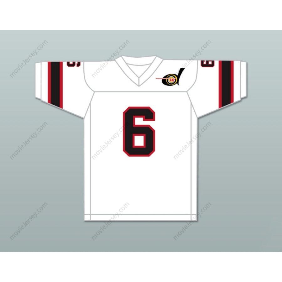 CUSTOM ANY Name Number 1974 WFL WARREN MCVEA 6 DETROIT WHEELS Football Jersey Top Stitched S-6XL