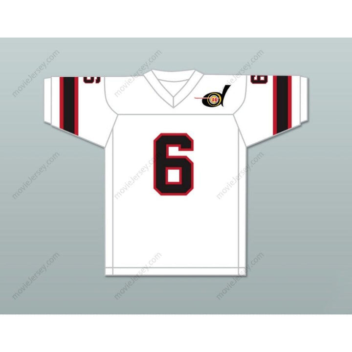 CUSTOM ANY Name Number 1974 WFL WARREN MCVEA 6 DETROIT WHEELS Football Jersey Top Stitched S-6XL