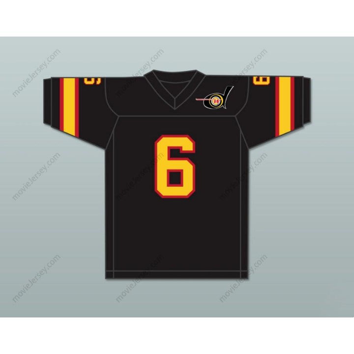 CUSTOM ANY Name Number 1974 WFL WARREN MCVEA 6 DETROIT WHEELS Football Jersey Top Stitched S-6XL