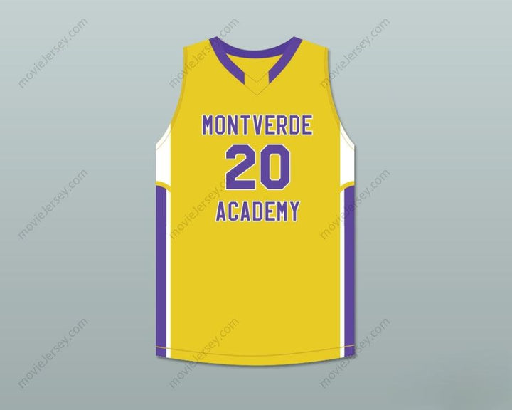 CUSTOM ANY Name Number BEN SIMMONS 20 MONTVERDE ACADEMY EAGLES YELLOW BASKETBALL JERSEY Top Stitched S-6XL