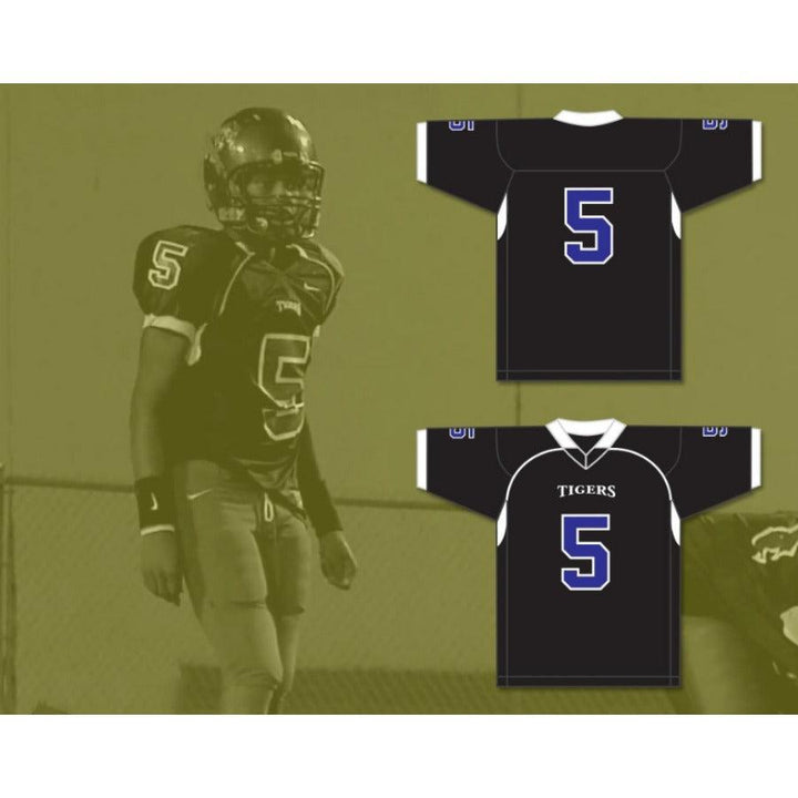 CUSTOM ANY Name Number REDMOND 5 MANASSAS TIGERS HIGH SCHOOL Football Jersey Top Stitched S-6XL